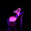 Pleaser - ADORE709UVT Sandale à bride à la cheville, Pole dance chaussures - Rose Product image